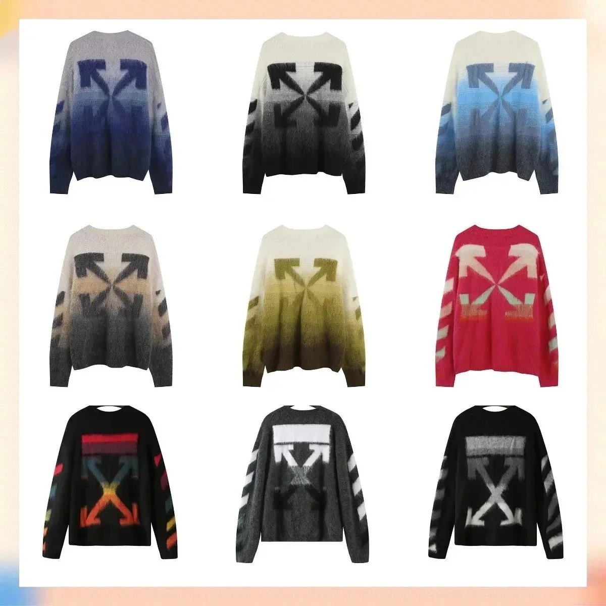 Off-White Diagonal Sweater