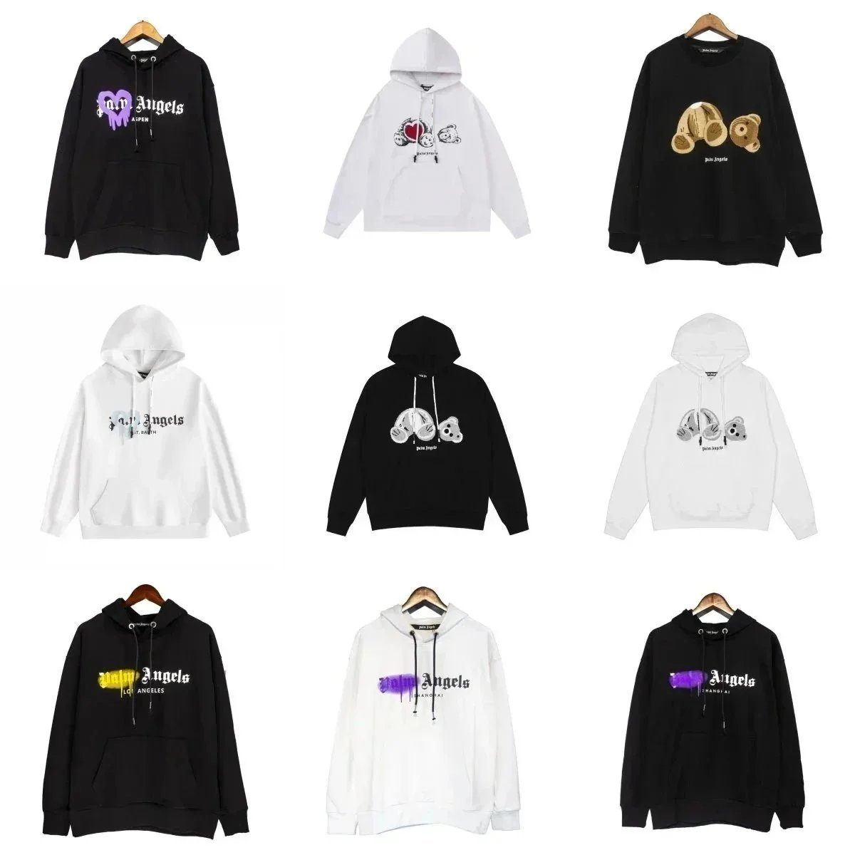 Palm Angels Hoodie Graphic Print